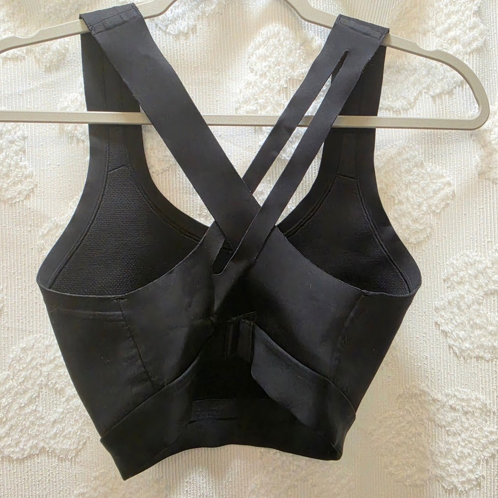 Sweaty Betty All Train High Support Sports Bra Black Cross Back Size 32E - Picture 4 of 6